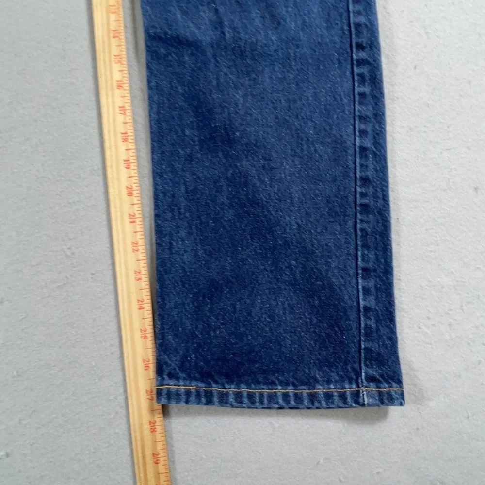 Vintage Levis 505 Regular Fit Men 33x30 Straight‎ Leg Dark Wash Denim Blackwing